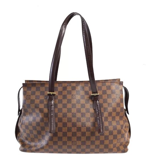 Louis Vuitton Chelsea Shoulder Bag Brown Canvas - Picture 2 of 9